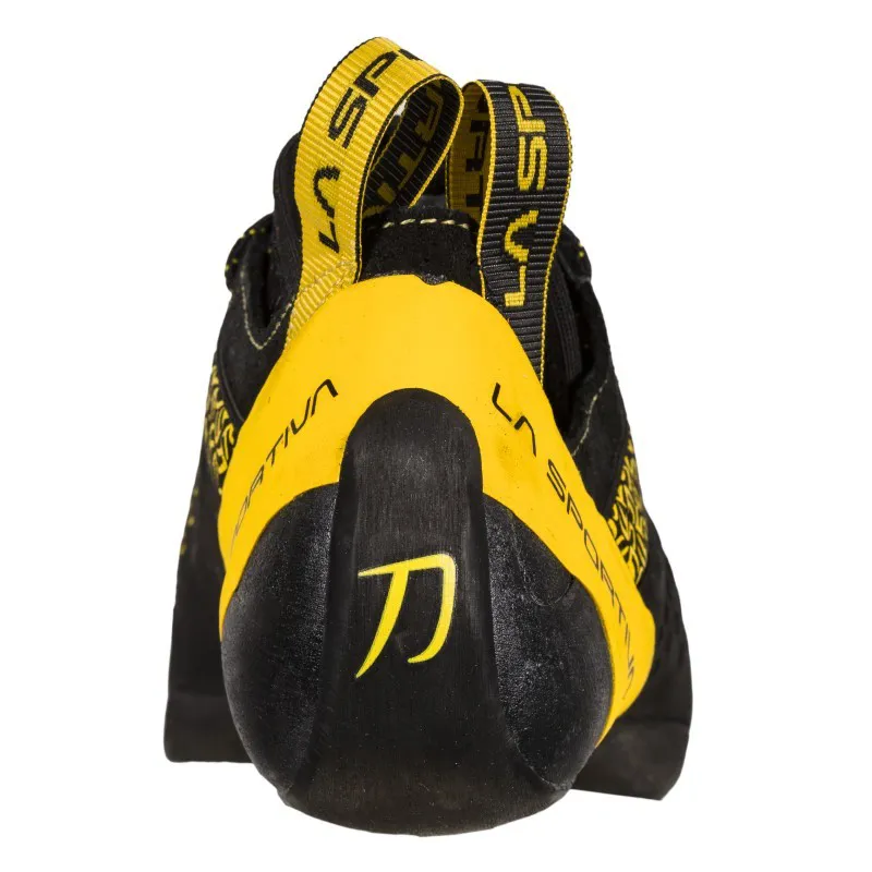 La Sportiva Katana Lace Climbing Shoe in Black/Yellow-5